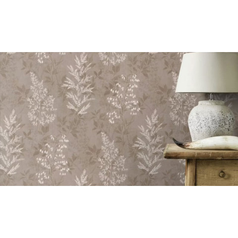 Braon cvetna tapete - 85017