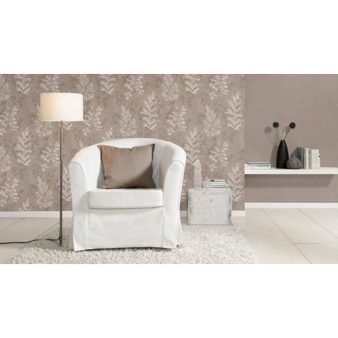 Braon cvetna tapete - 85017