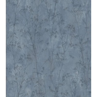 Cvetna plava tapeta - 01444