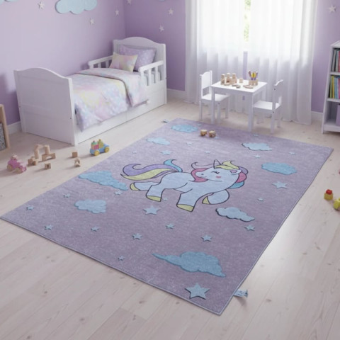 Dečiji tepih – jednorog (unicorn dezen)