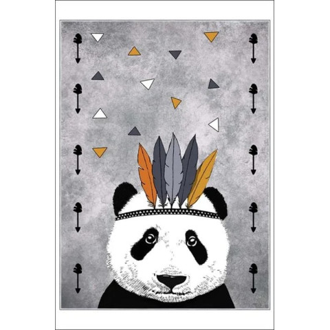 Dečiji tepih – panda sa perjem (120 x 180cm)