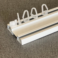 Garnišna - aluminijumska dvokanalna 5cm bela