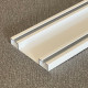 Garnišna - aluminijumska dvokanalna 7cm bela