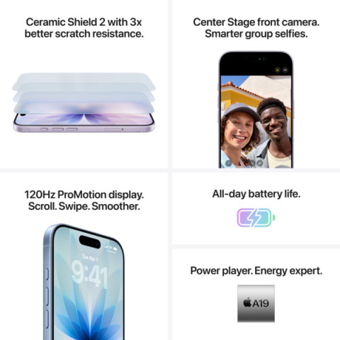 Смартфон Apple iPhone 17 256GB Mist Blue